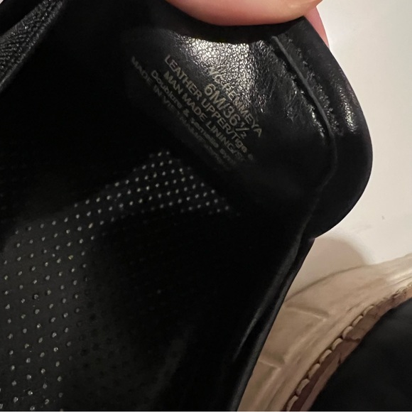 Vince Camuto womens slip-on shoes/sneakers, size 6M/36.5, leather, black - Picture 2 of 6